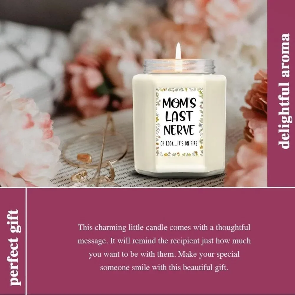 🤯5/$25🤯 Funny Unique Gift For Mom Candle Mom’s Last Nerve